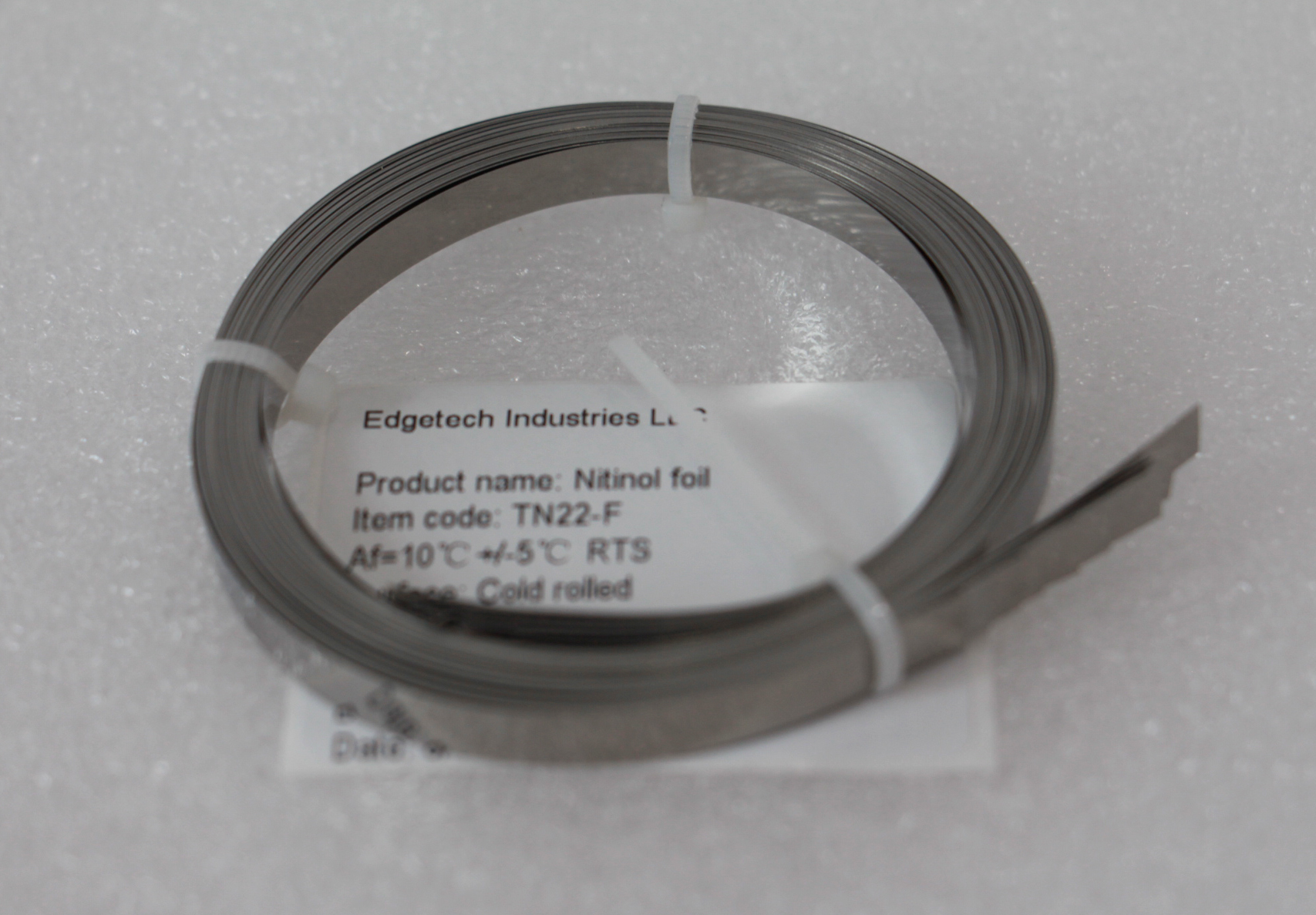 Flexible robot fingers (Nitinol shape memory alloy)